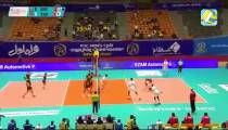 مسابقه والیبال شهداب ایران 3 - تاراز قزاقستان 1