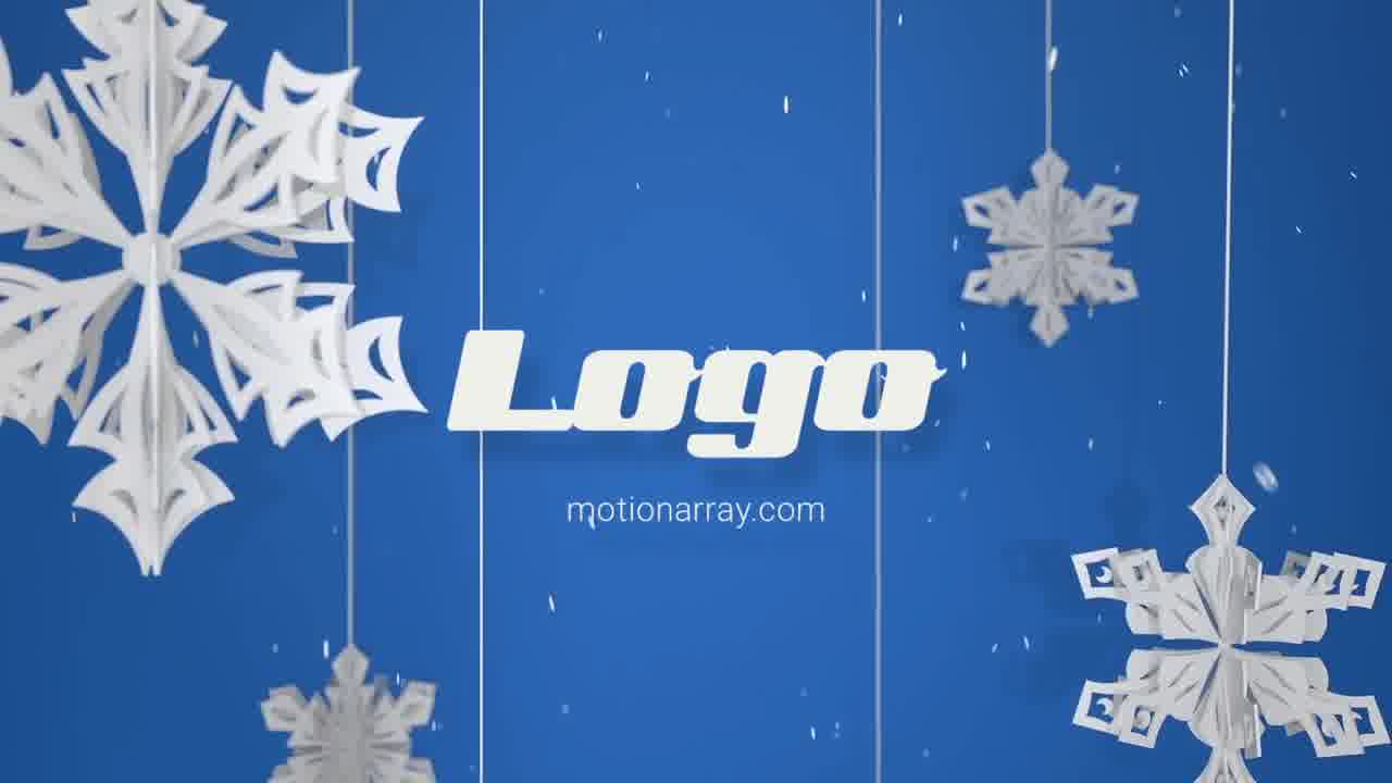 پروژه آماده لوگو کریسمس برای داوینچی ریزالو – Christmas Logo