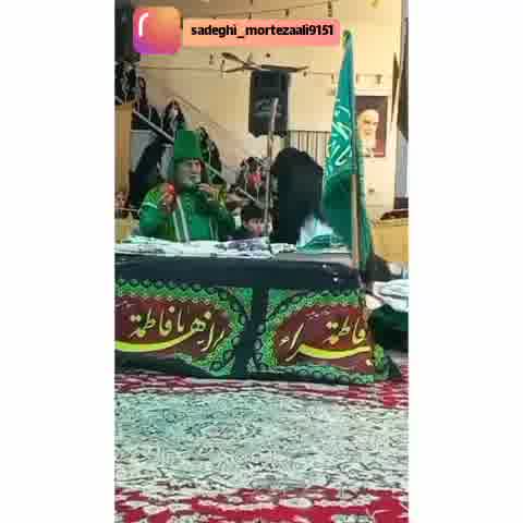 تعزیه مرتضی علی صادقی (علی صادقی) با حضور حسن نرگسخانی شهادت حضرت زهرا