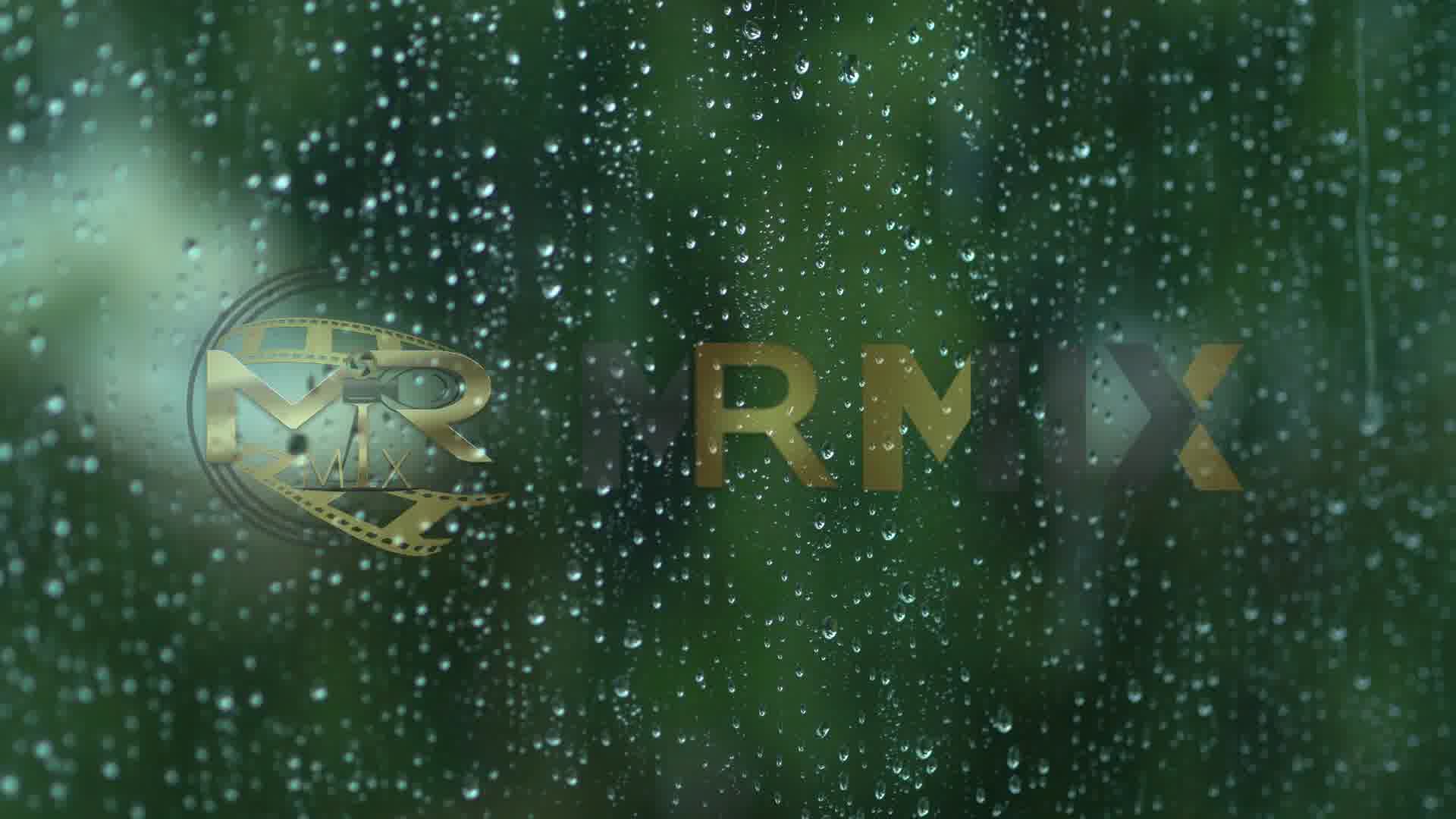 فوتیج باران روی شیشه پنجره