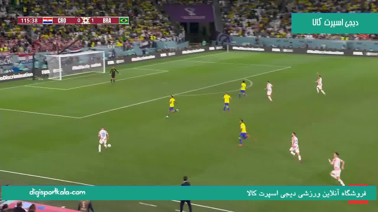 گل اول کرواسی به برزیل (برونوپتکوویچ) جام جهانی 2022 قطر